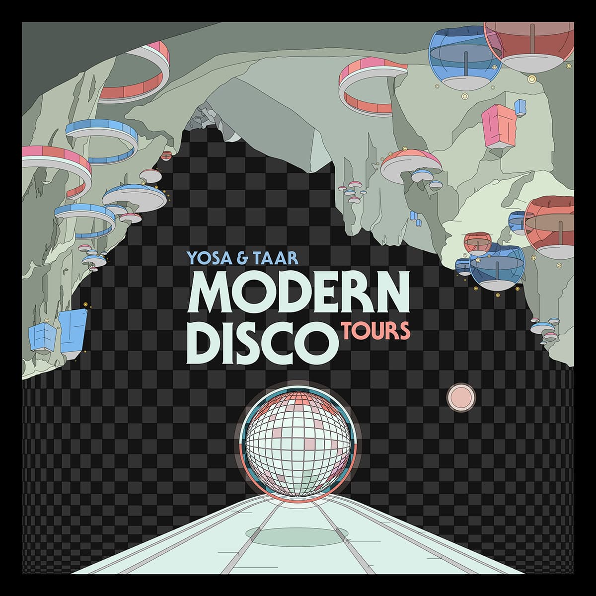 YOSA & TAAR's 1st album "Modern Disco Tours" has been released, and the music video is also available.